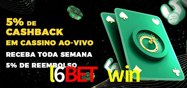 Promoções do cassino ao Vivo l6bet win